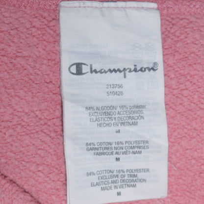 Mens UK Size M Champion Pink Pullover Hoodie