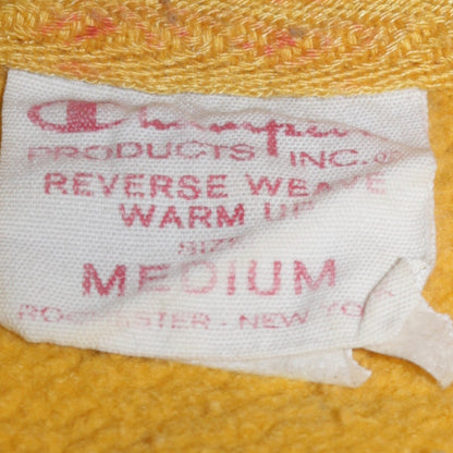 Mens UK Size M Champion Yellow Pullover Sweatshirt