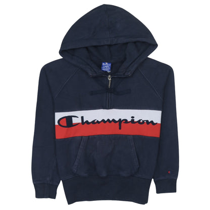 Mens UK Size XS Champion Blue Pullover Hoodie