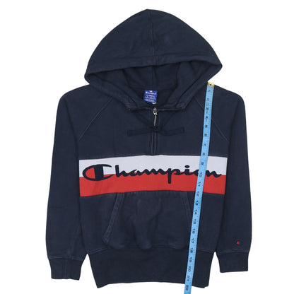 Mens UK Size XS Champion Blue Pullover Hoodie