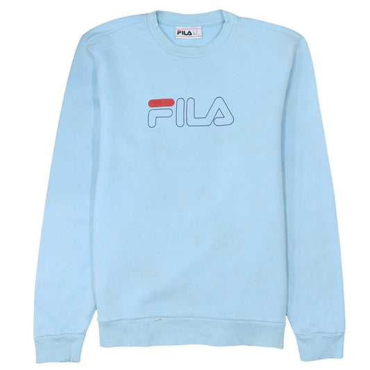 Mens UK Size XL FILA Blue Pullover Sweatshirt