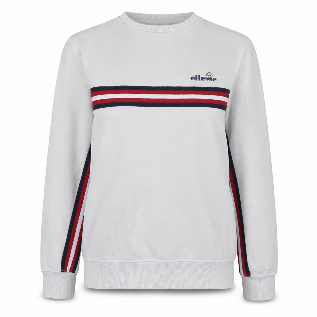 Womens UK Size 12 ellesse White Pullover Sweatshirt