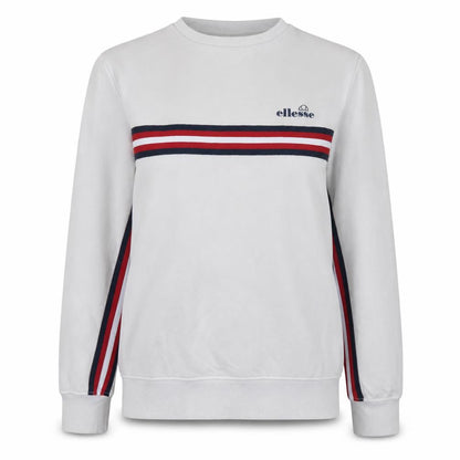 Womens UK Size 12 ellesse White Pullover Sweatshirt