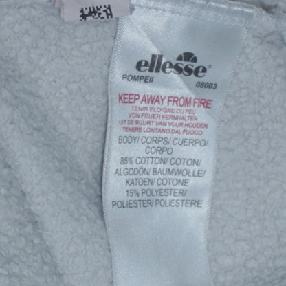 Womens UK Size 12 ellesse White Pullover Sweatshirt