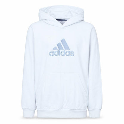 Boys UK Size 14-15 Years adidas White Pullover Hoodie