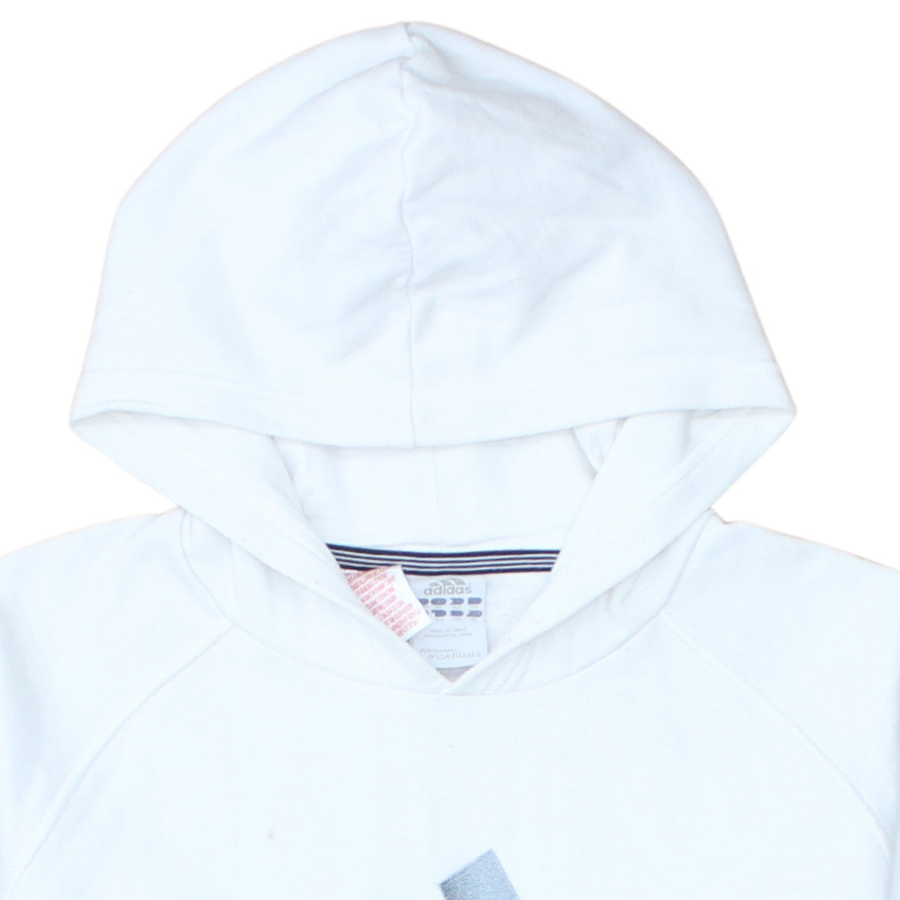 Boys UK Size 14-15 Years adidas White Pullover Hoodie
