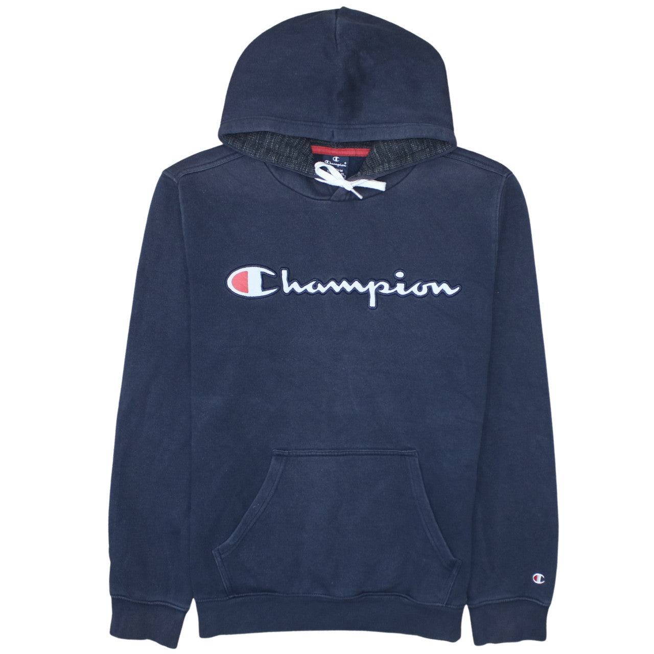 Mens UK Size M Champion Blue Pullover Hoodie