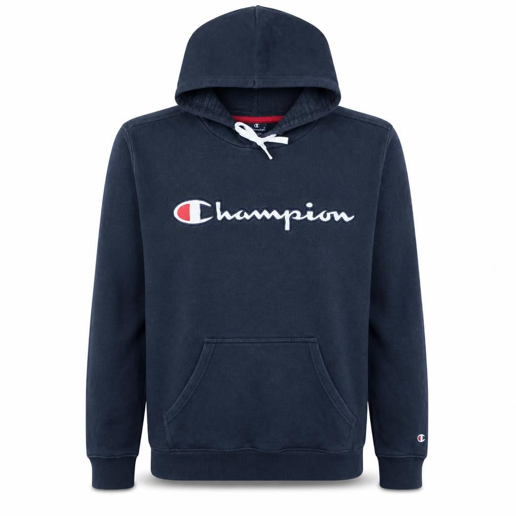 Mens UK Size M Champion Blue Pullover Hoodie