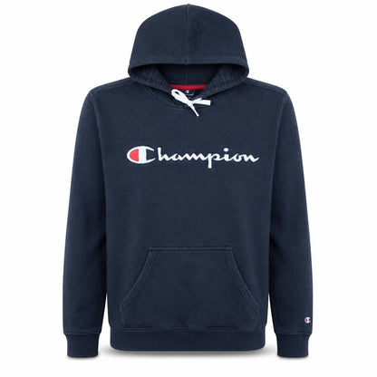 Mens UK Size M Champion Blue Pullover Hoodie