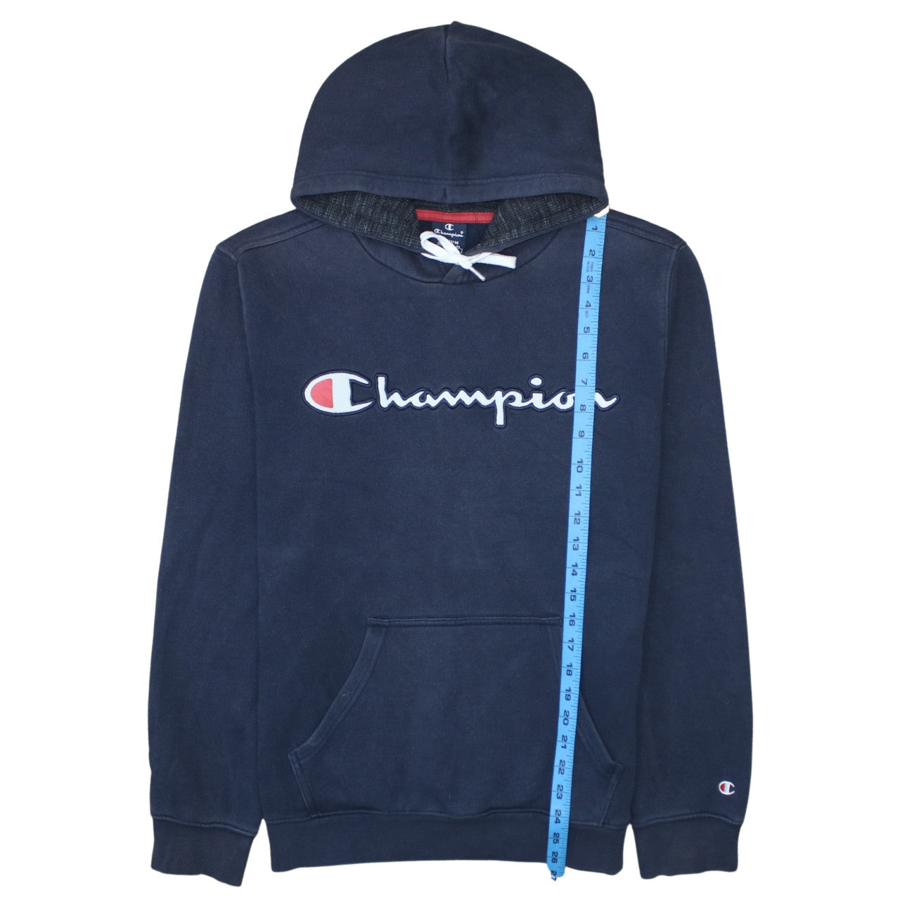 Mens UK Size M Champion Blue Pullover Hoodie