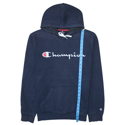 Mens UK Size M Champion Blue Pullover Hoodie