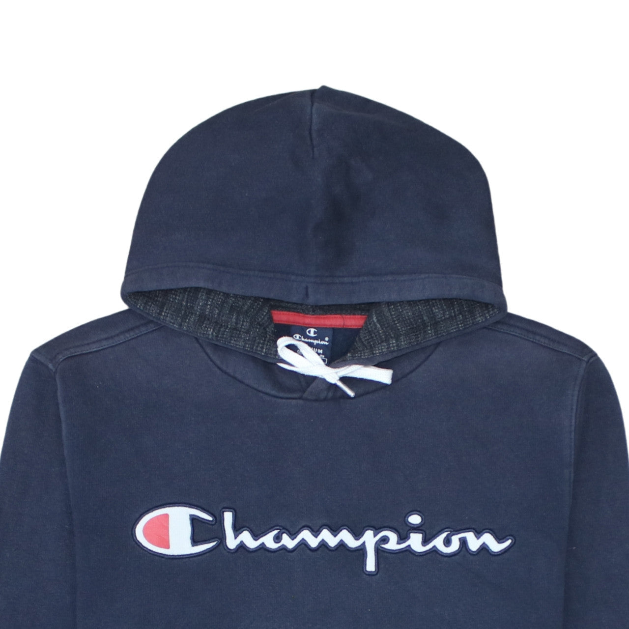 Mens UK Size M Champion Blue Pullover Hoodie