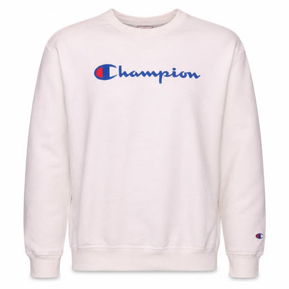 Mens UK Size L Champion White Pullover Sweatshirt