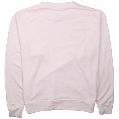 Mens UK Size L Champion White Pullover Sweatshirt