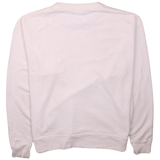 Mens UK Size L Champion White Pullover Sweatshirt