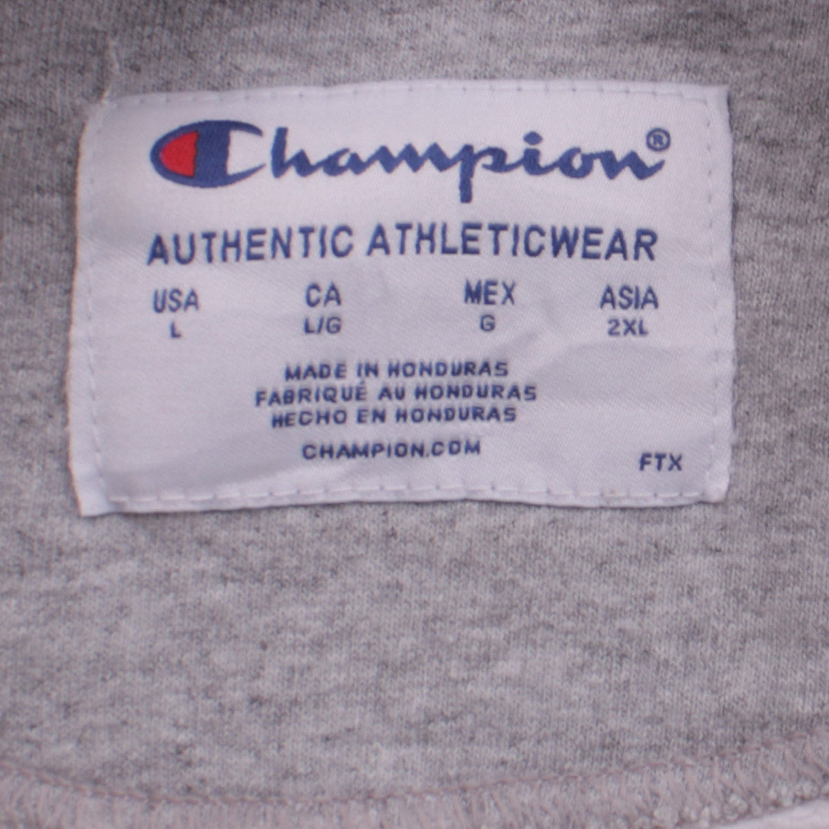Mens UK Size L Champion White Pullover Sweatshirt