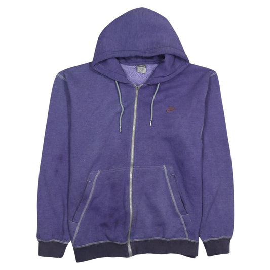 Womens UK Size XL Nike Purple Full Zip Hoodie