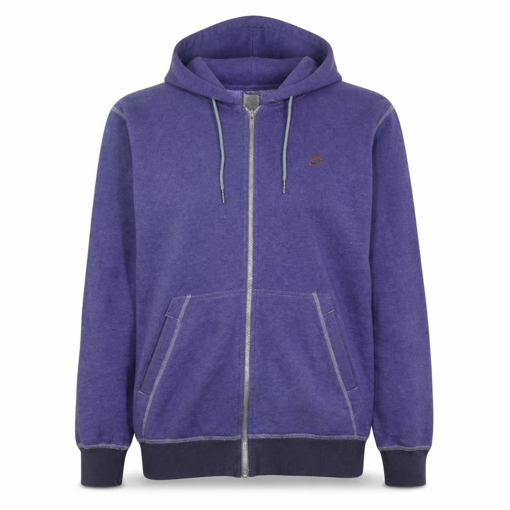 Womens UK Size XL Nike Purple Full Zip Hoodie