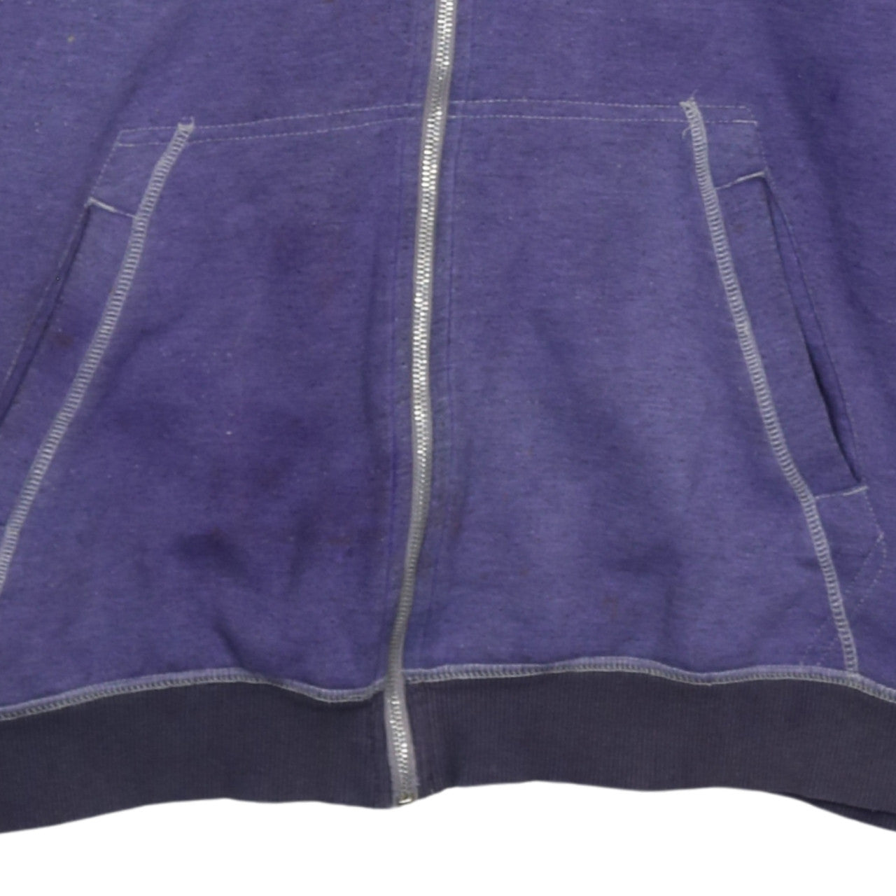 Womens UK Size XL Nike Purple Full Zip Hoodie