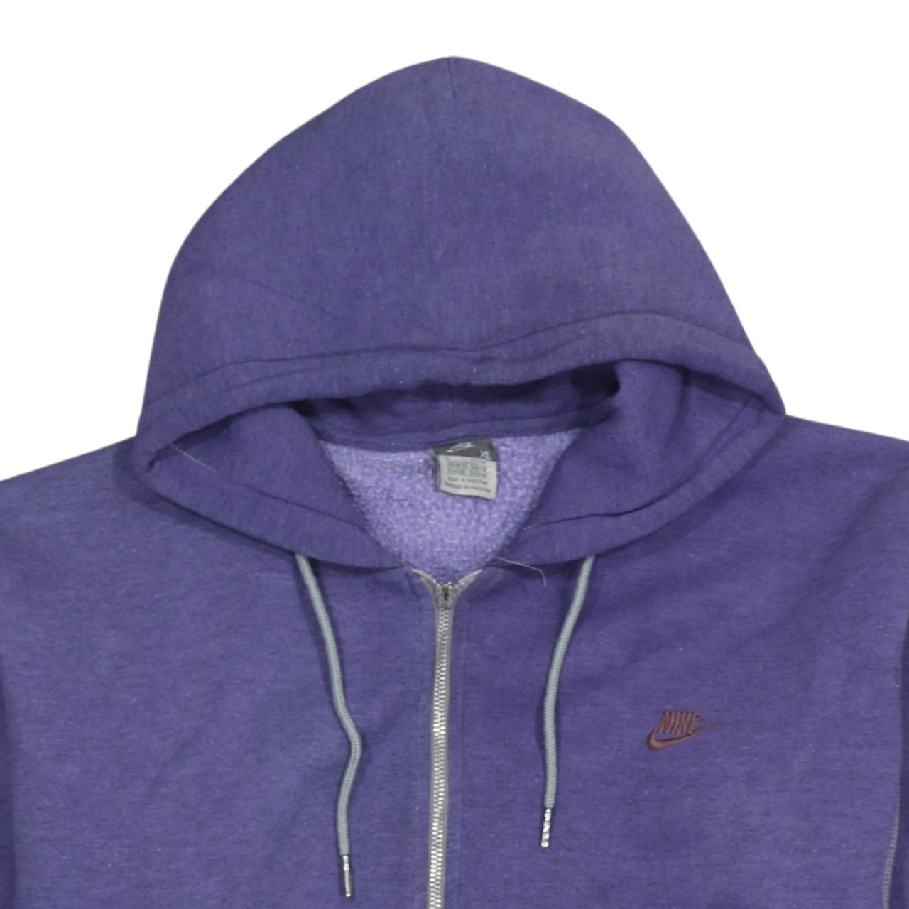 Womens UK Size XL Nike Purple Full Zip Hoodie