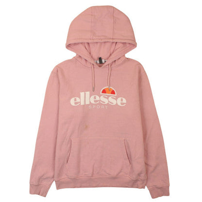 Womens UK Size 18 ellesse Pink Pullover Hoodie