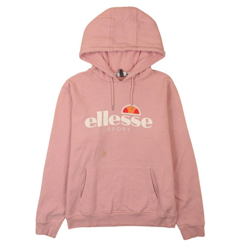 Womens UK Size 18 ellesse Pink Pullover Hoodie