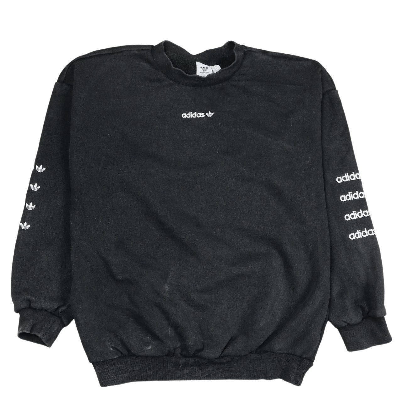 Womens UK Size 12 adidas Black Pullover Sweatshirt
