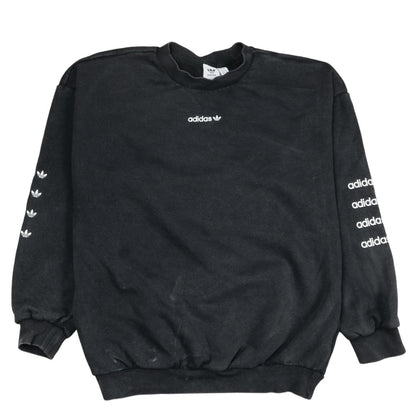 Womens UK Size 12 adidas Black Pullover Sweatshirt