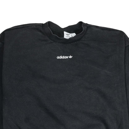 Womens UK Size 12 adidas Black Pullover Sweatshirt
