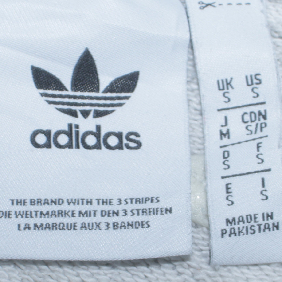 Mens UK Size S adidas Grey Pullover Sweatshirt