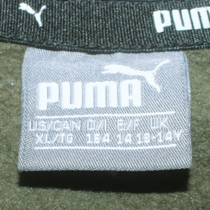 Boys UK Size 13-14 Years PUMA Green Pullover Sweatshirt