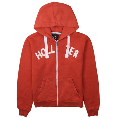 Mens UK Size XL Just Diva Red Full Zip Hoodie