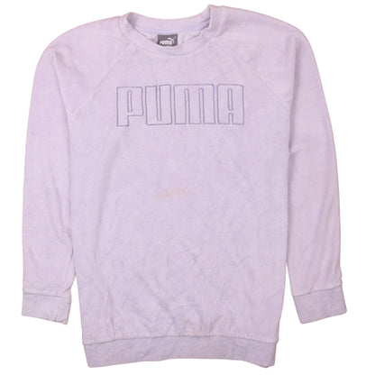 Womens UK Size 10 PUMA Purple Pullover Sweatshirt