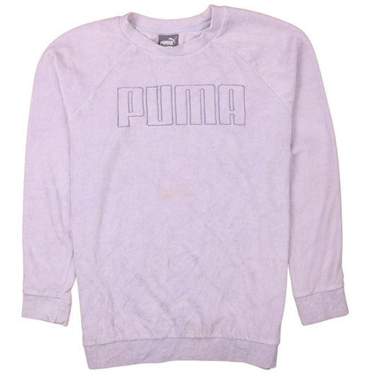 Womens UK Size 10 PUMA Purple Pullover Sweatshirt