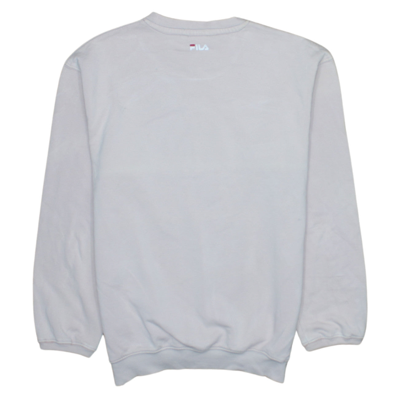 Womens UK Size S FILA Beige Pullover Sweatshirt