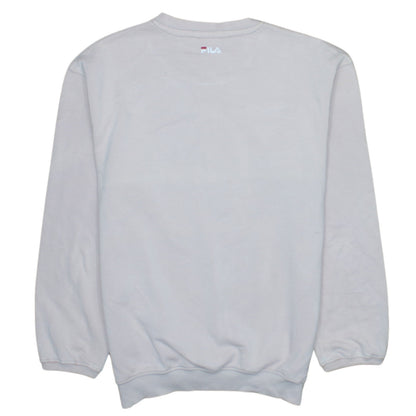 Womens UK Size S FILA Beige Pullover Sweatshirt