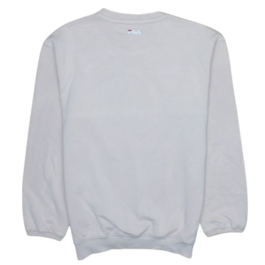 Womens UK Size S FILA Beige Pullover Sweatshirt