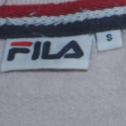 Womens UK Size S FILA Beige Pullover Sweatshirt
