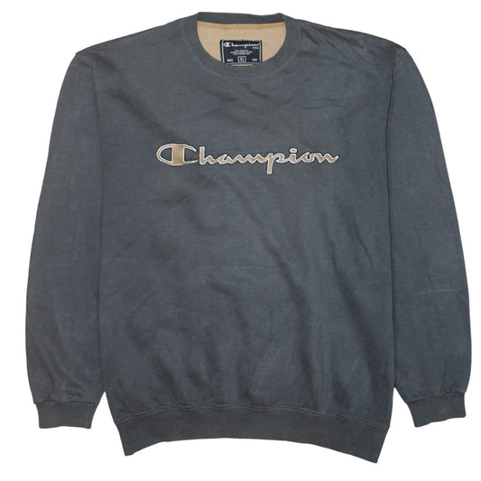 Mens UK Size XL Champion Grey Pullover Sweatshirt