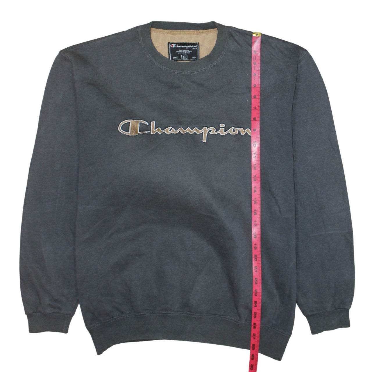 Mens UK Size XL Champion Grey Pullover Sweatshirt