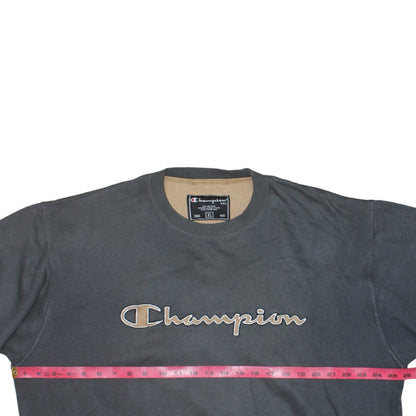 Mens UK Size XL Champion Grey Pullover Sweatshirt
