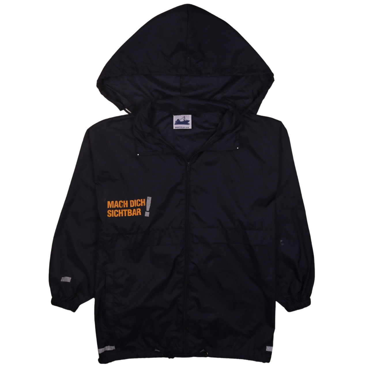Boys UK Size 15-16 Years Sirocco Black Windbreaker Coat