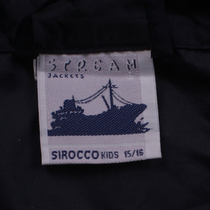 Boys UK Size 15-16 Years Sirocco Black Windbreaker Coat