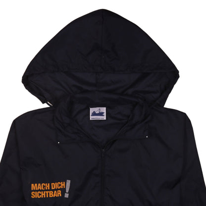 Boys UK Size 15-16 Years Sirocco Black Windbreaker Coat