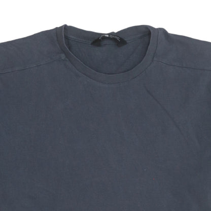 The North Face Men's Blue Cotton Crew Neck Short Sleeve T-Shirt Size S