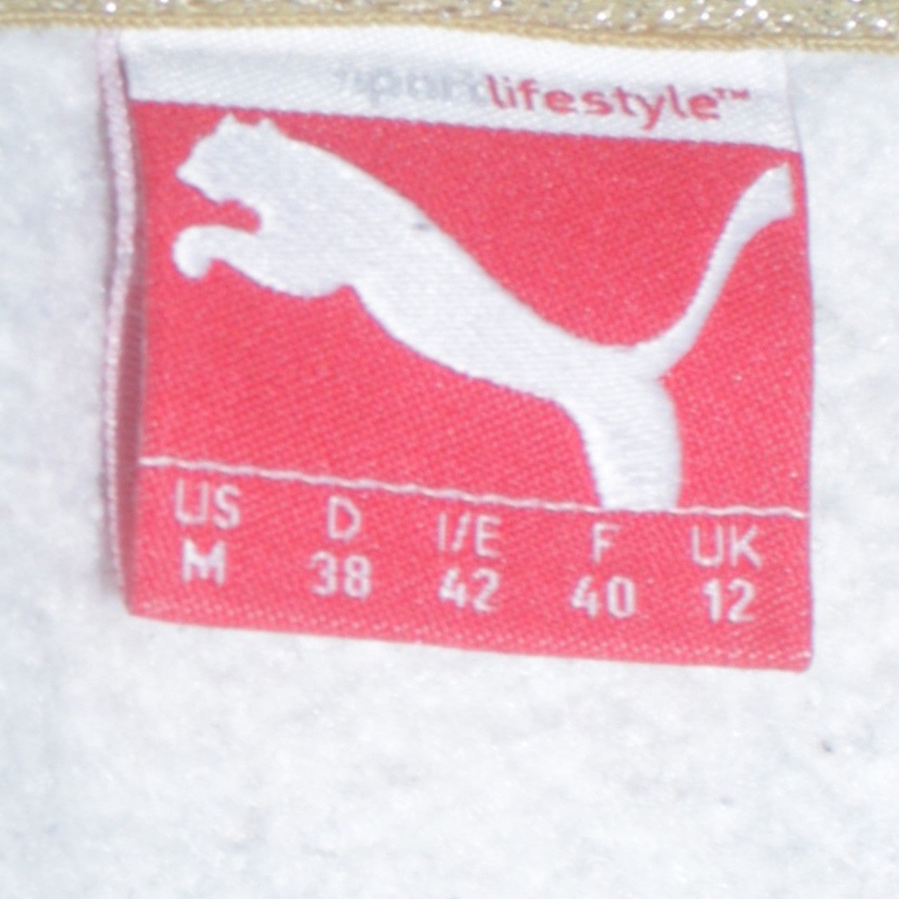Womens UK Size 12 PUMA Grey Pullover Hoodie