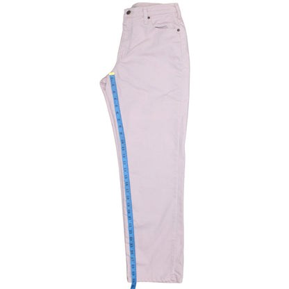 Lee Womens Pink Relaxed Straight Leg High Waist Jeans Size 8