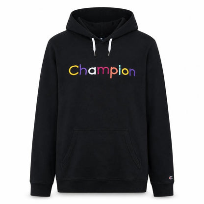 Womens UK Size L Champion Black Pullover Hoodie