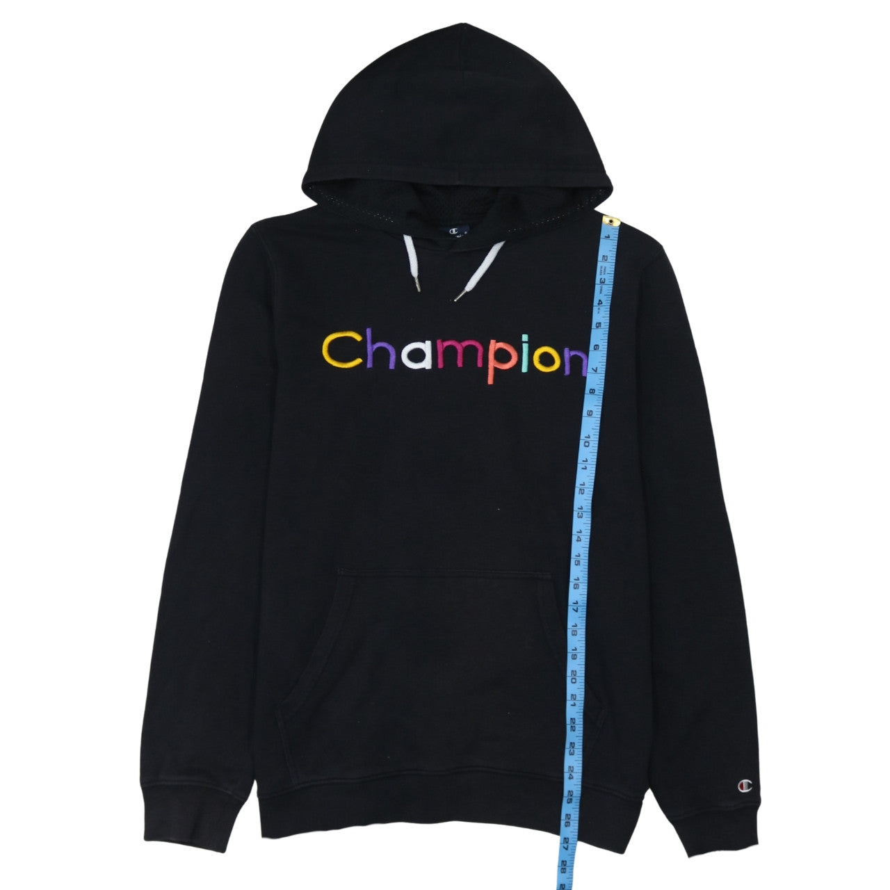 Womens UK Size L Champion Black Pullover Hoodie