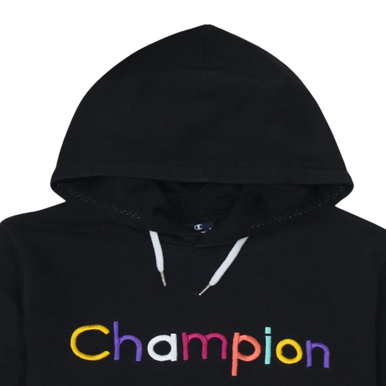 Womens UK Size L Champion Black Pullover Hoodie